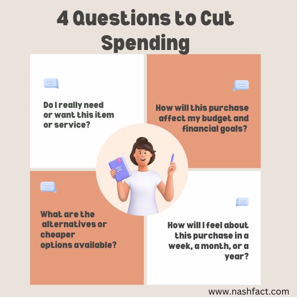 To challenge the social pressure and emotional triggers that cause poor spending habits, we can ask ourselves some questions
