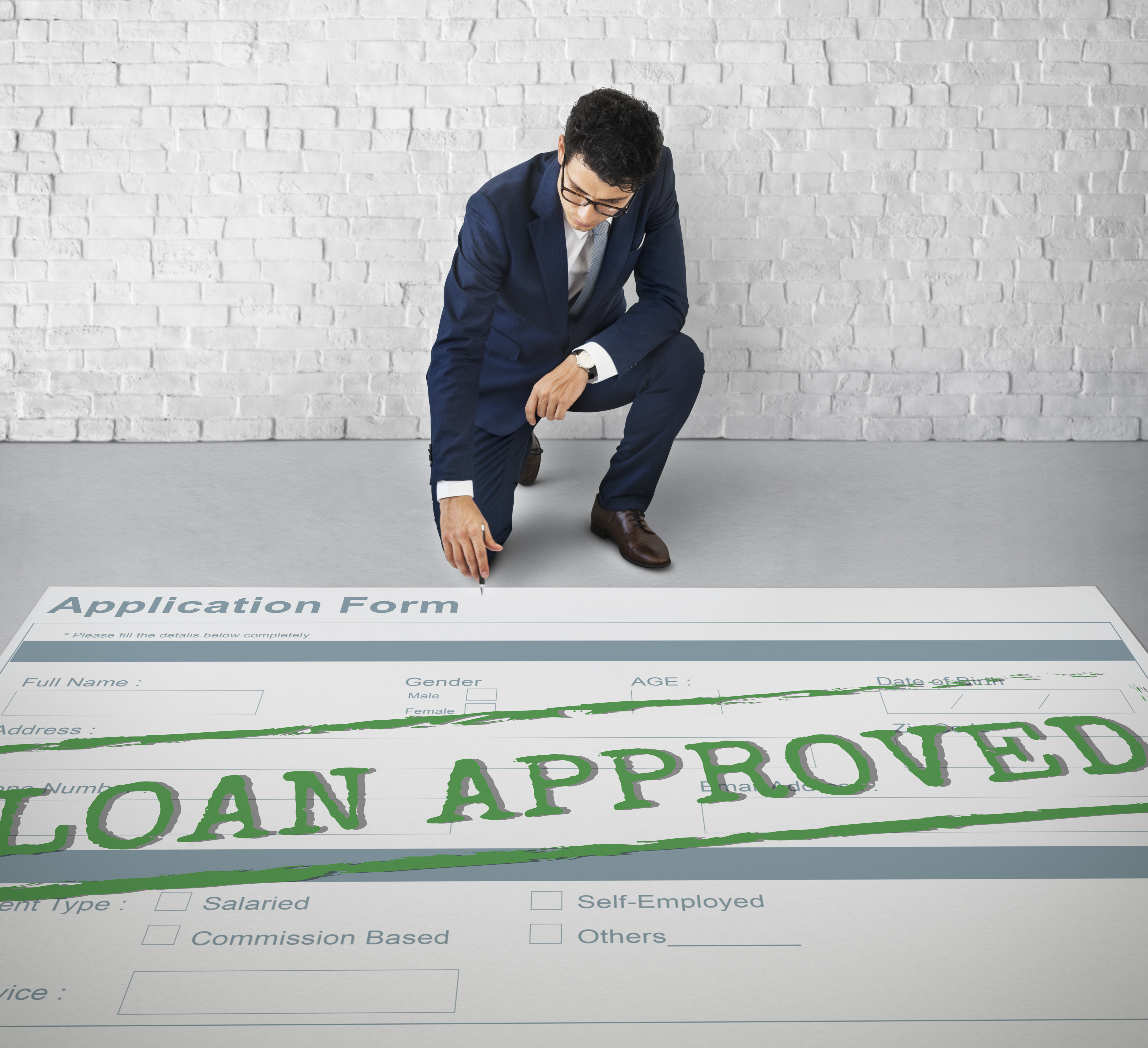 Startup Business Loans Application Concept Image