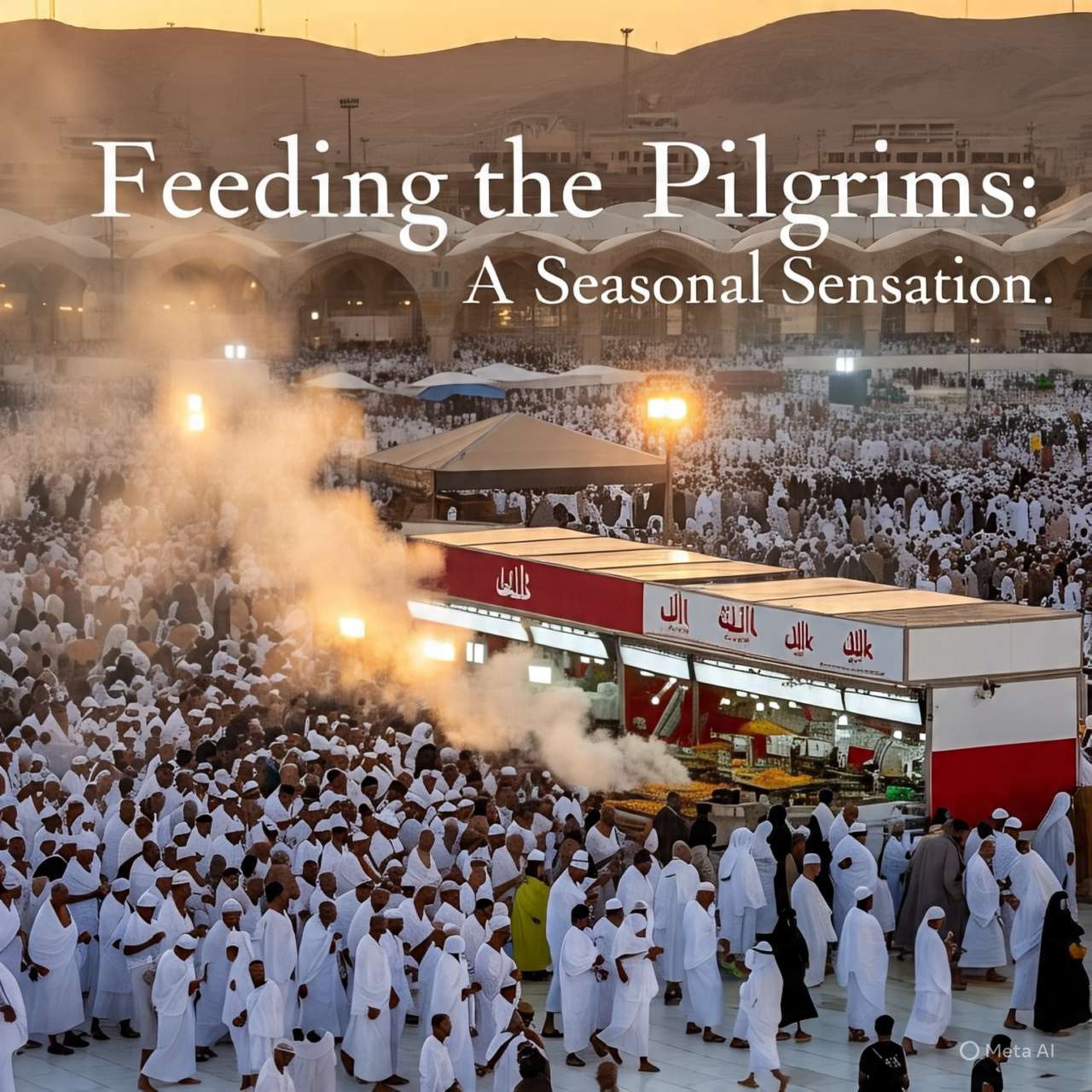 Albaik stalls during Hajj season