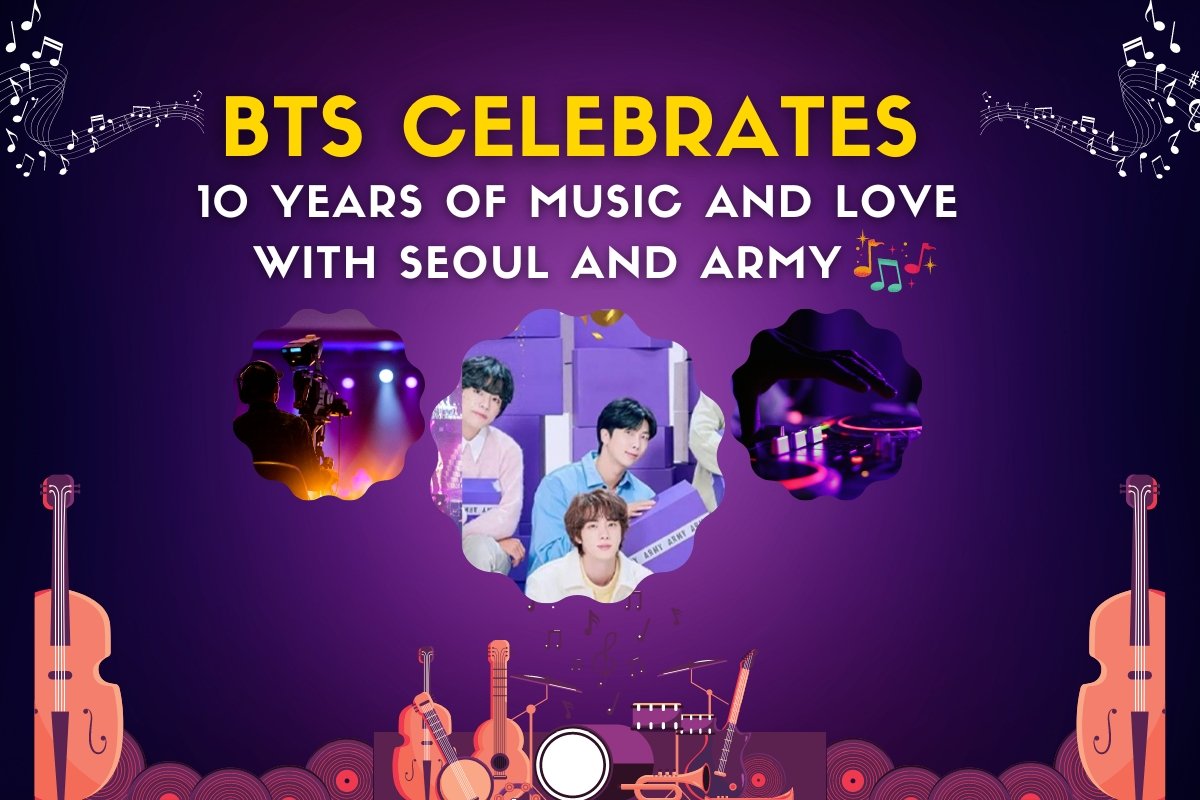 BTS Celebrates 10 Years of Music and Love with Seoul and ARMY