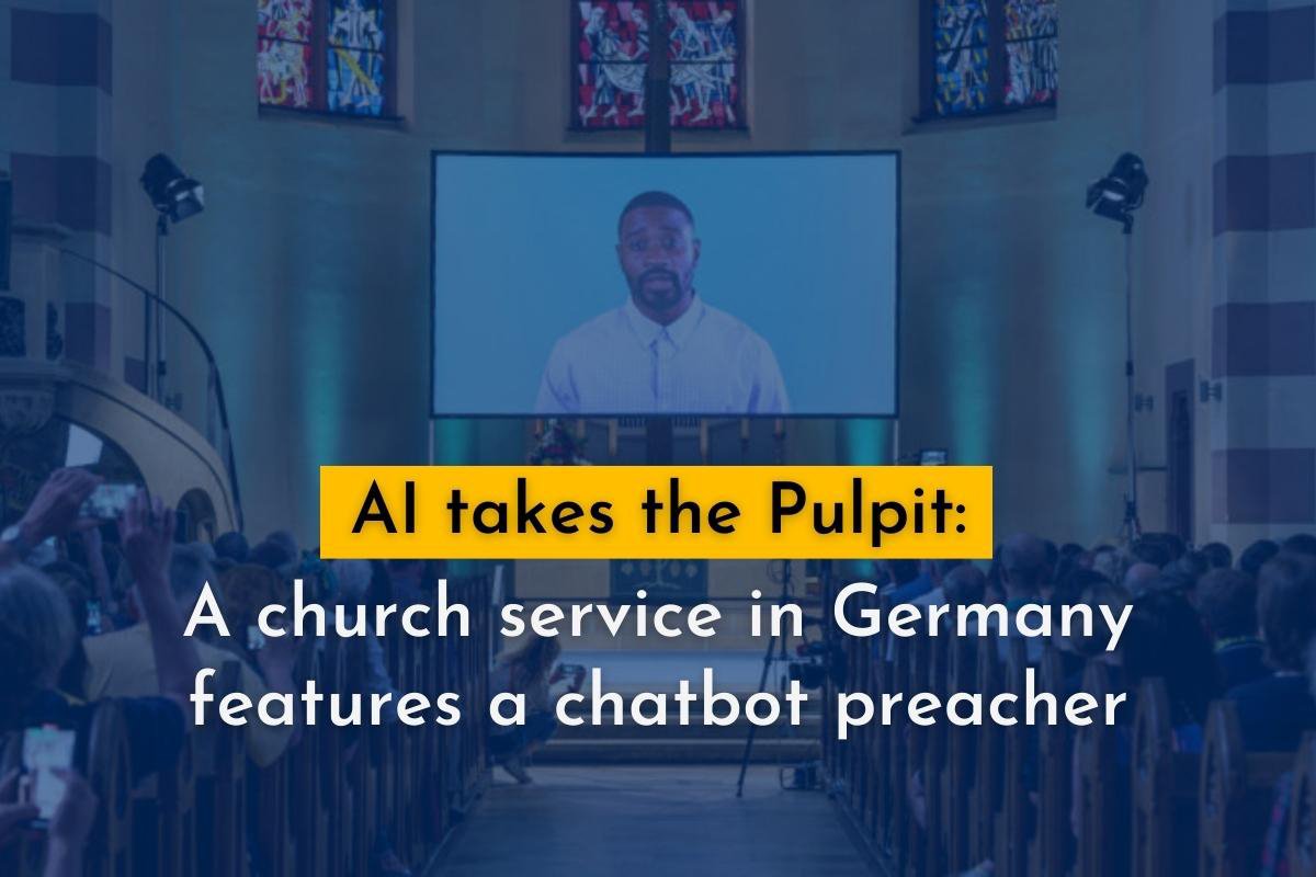 AI takes the pulpit: A church service in Germany features a chatbot preacher