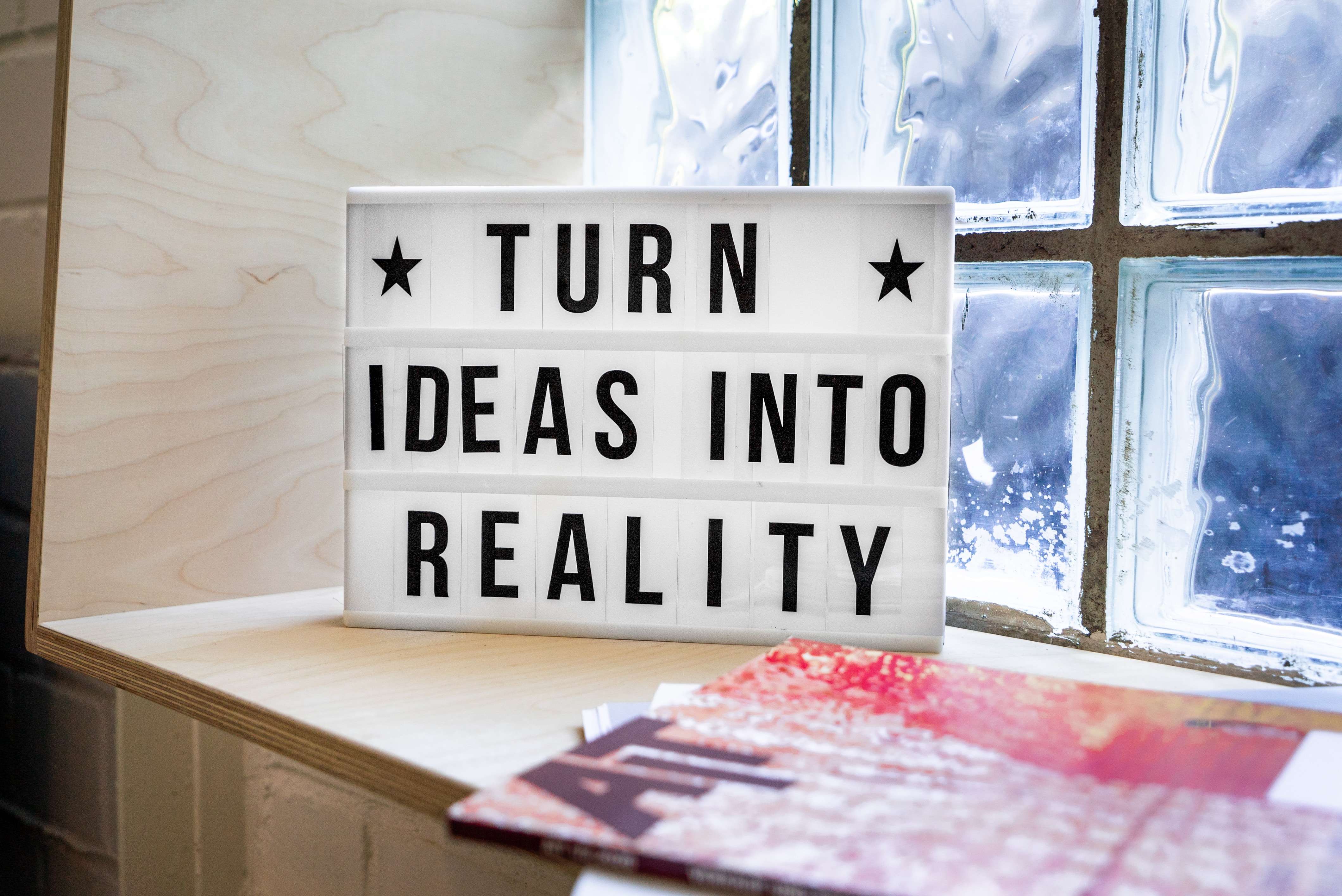 turn business idea into reality