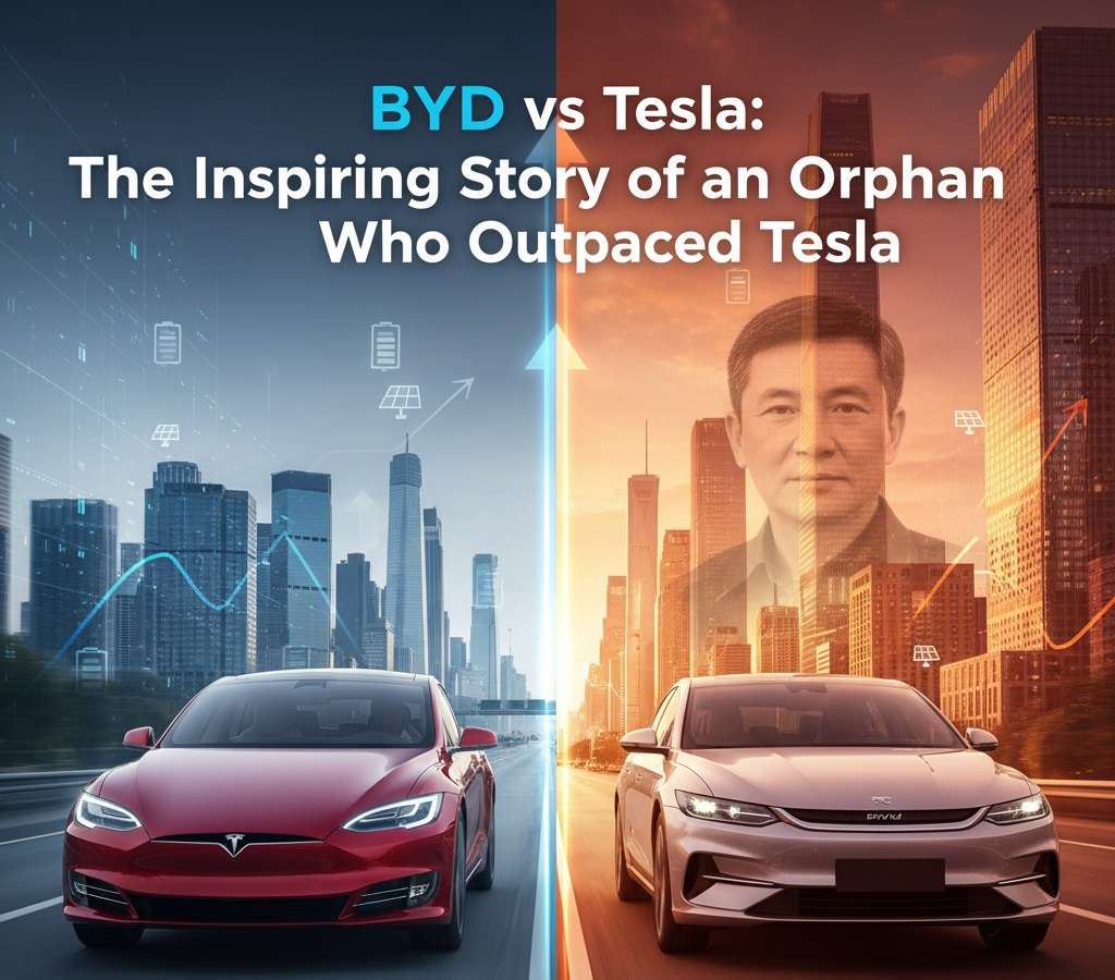 BYD vs Tesla: The Inspiring Story of an Orphan Who Outpaced Tesla