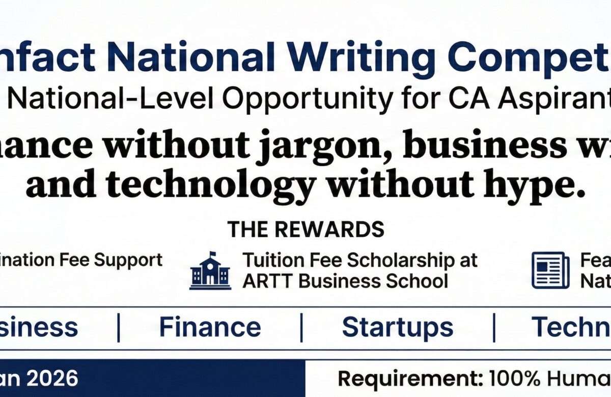 ✍️ Nashfact National Writing Competition for CA Aspirants