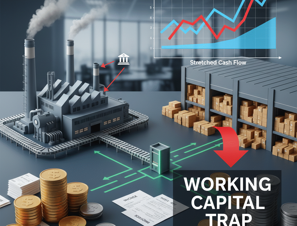 Working Capital Trap, Pakistan Companies, Corporate Cash Flow, Business Liquidity, Finance Management, Inventory Management, Short-term Borrowing