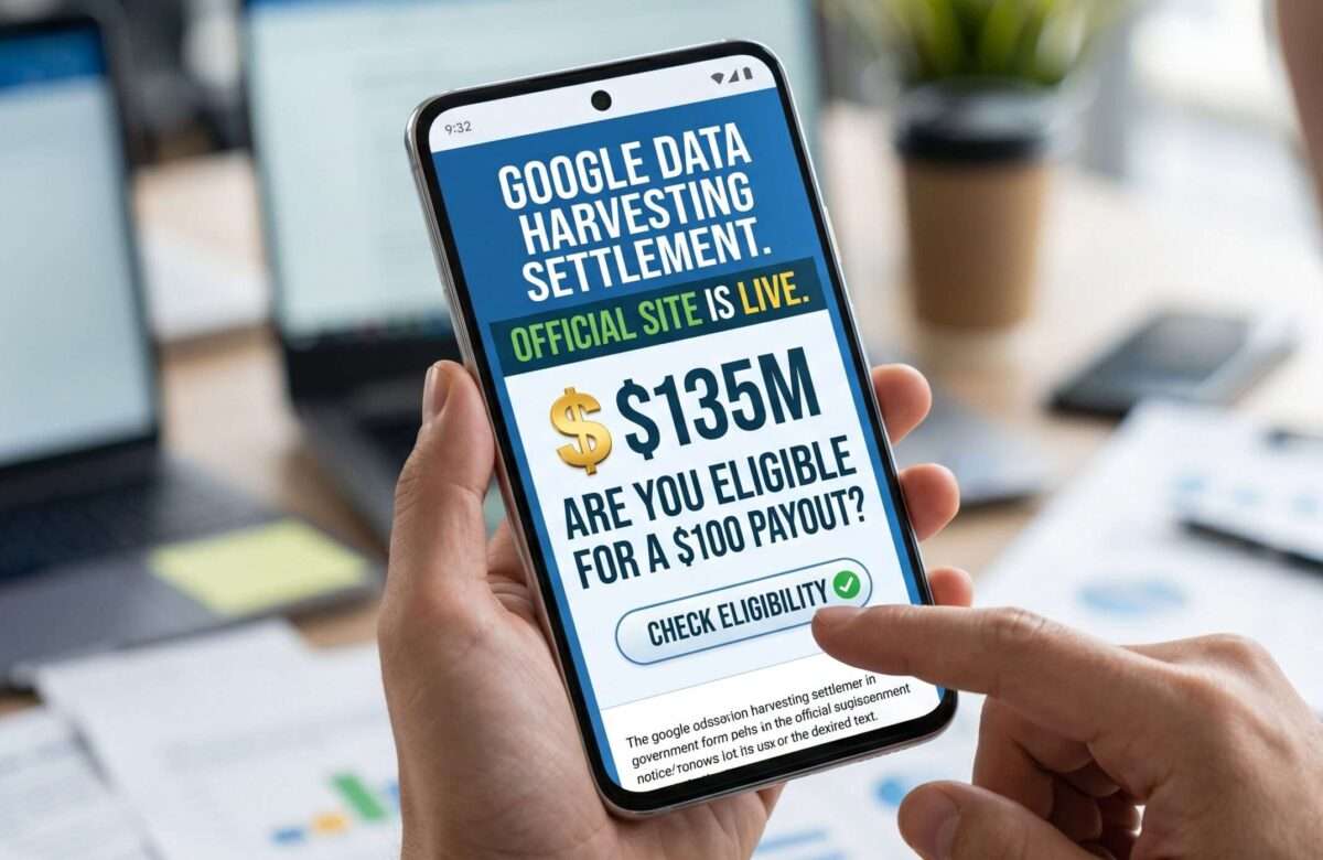Claim Your $100: Google’s $135M Data Settlement is Live