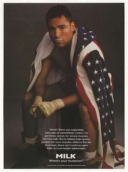 “Got Milk” campaign, featuring celebrities