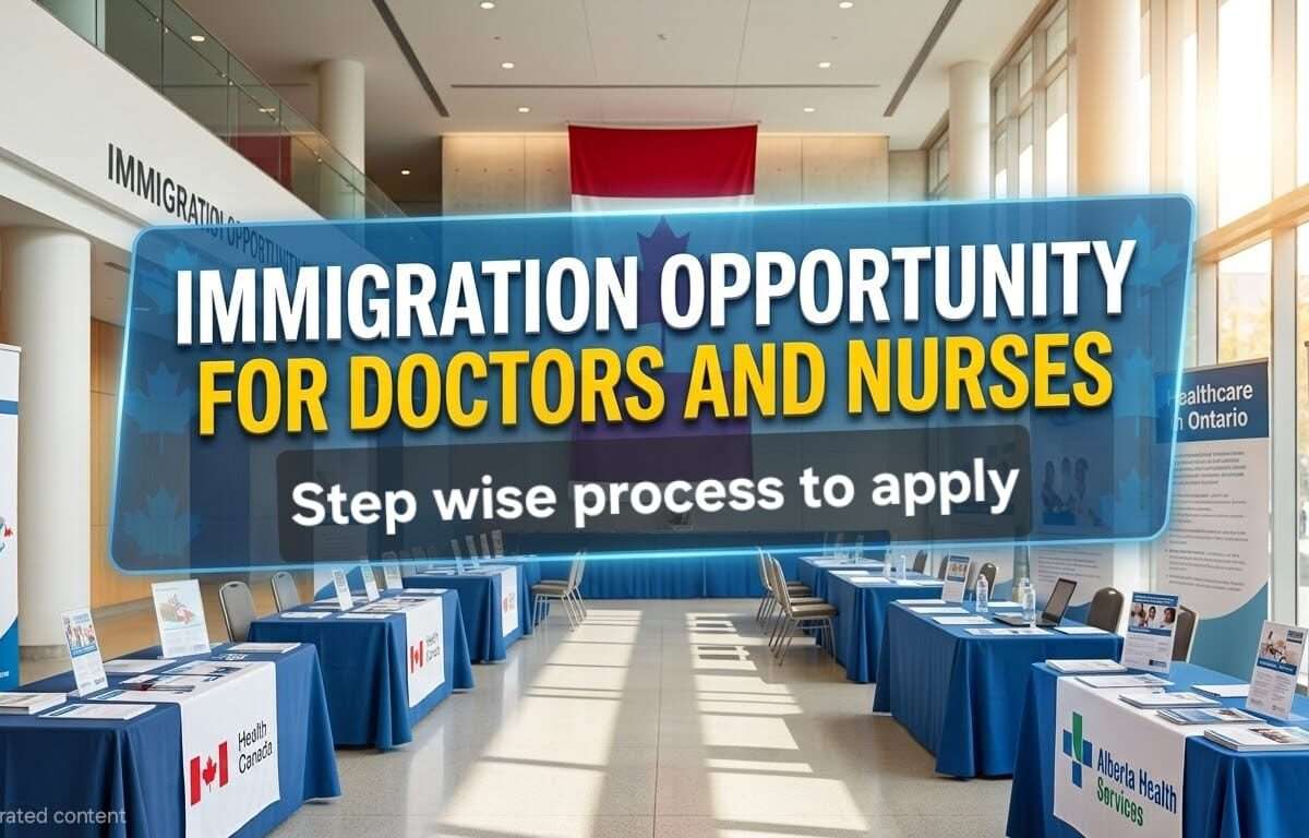 CANADa Immigration Opportunity for Pakistani Doctors, Nurses, Healthcare Workers